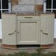Art Deco sideboard in renovated solid oak – marble top