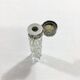 Crystal and silver salt bottle