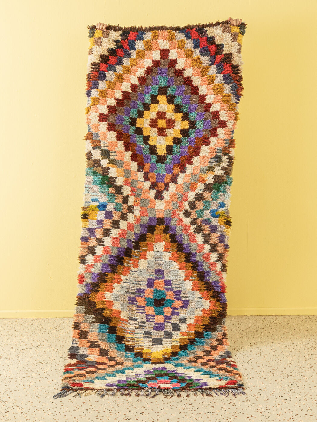 Vintage boujad, berber rug, 100 x 180