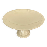 Sarreguemines compotier, ivory model with gadroons