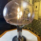 Lamp in chrome and plexiglass 1970