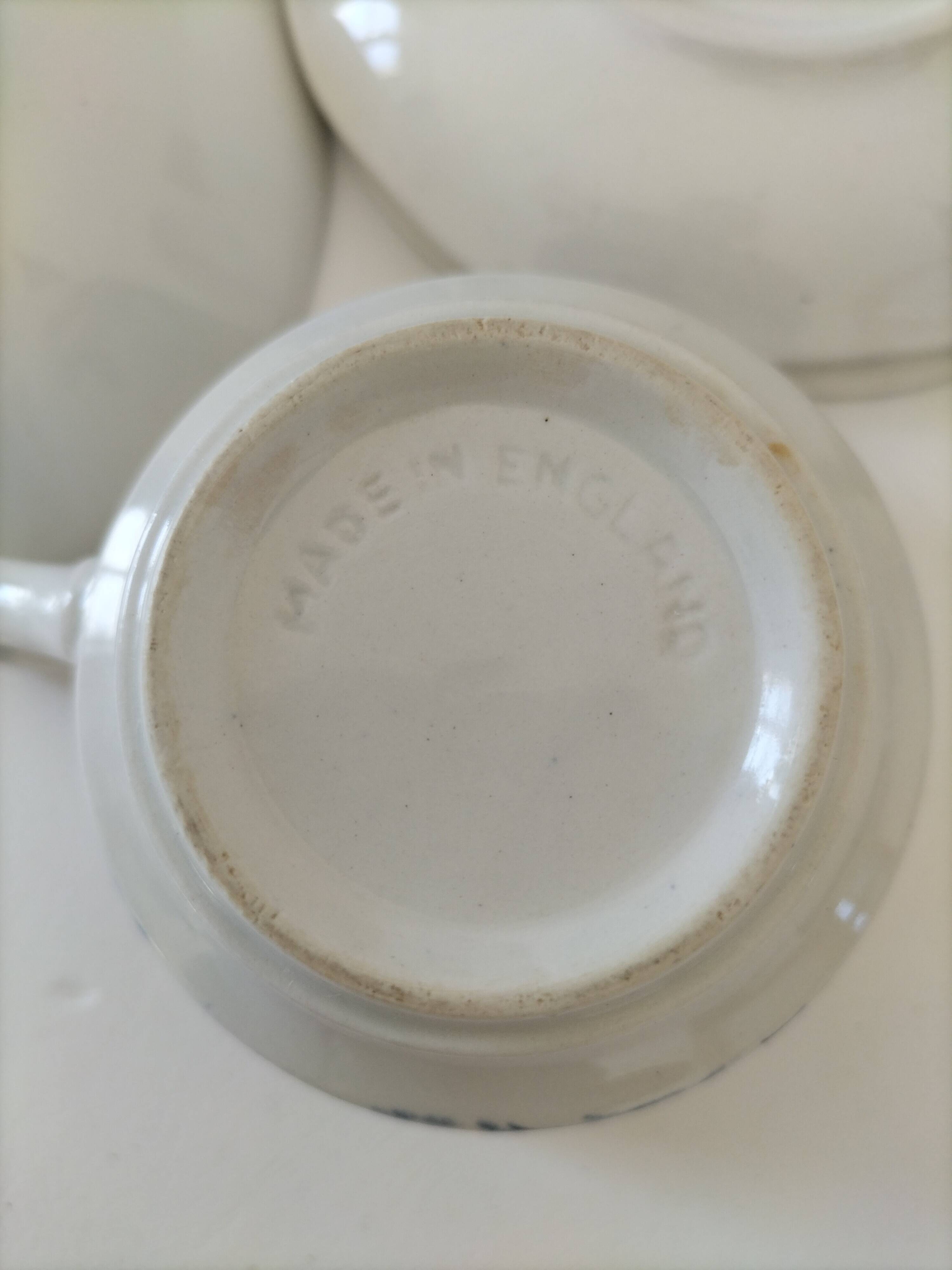 Mix & Match Blue Earthenware Brunch Set – Gien, England, Italy