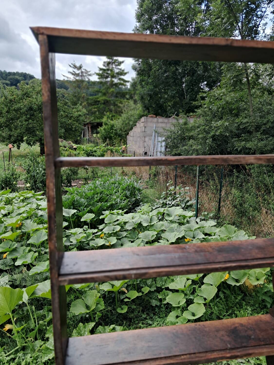 Rustic oak sideboard, Lorraine style