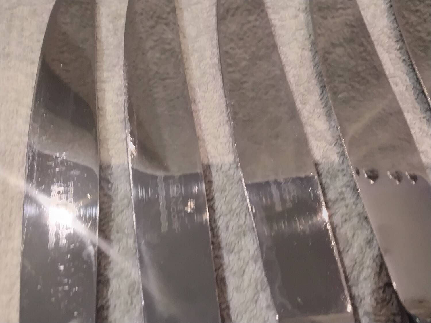 12 silver-plated table knives by silversmith Florinet Frionnet