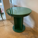 Lacquered round table