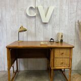 Vintage rattan desk