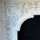 Napoleon III fireplace in white statuary Carrara marble, circa 1880.