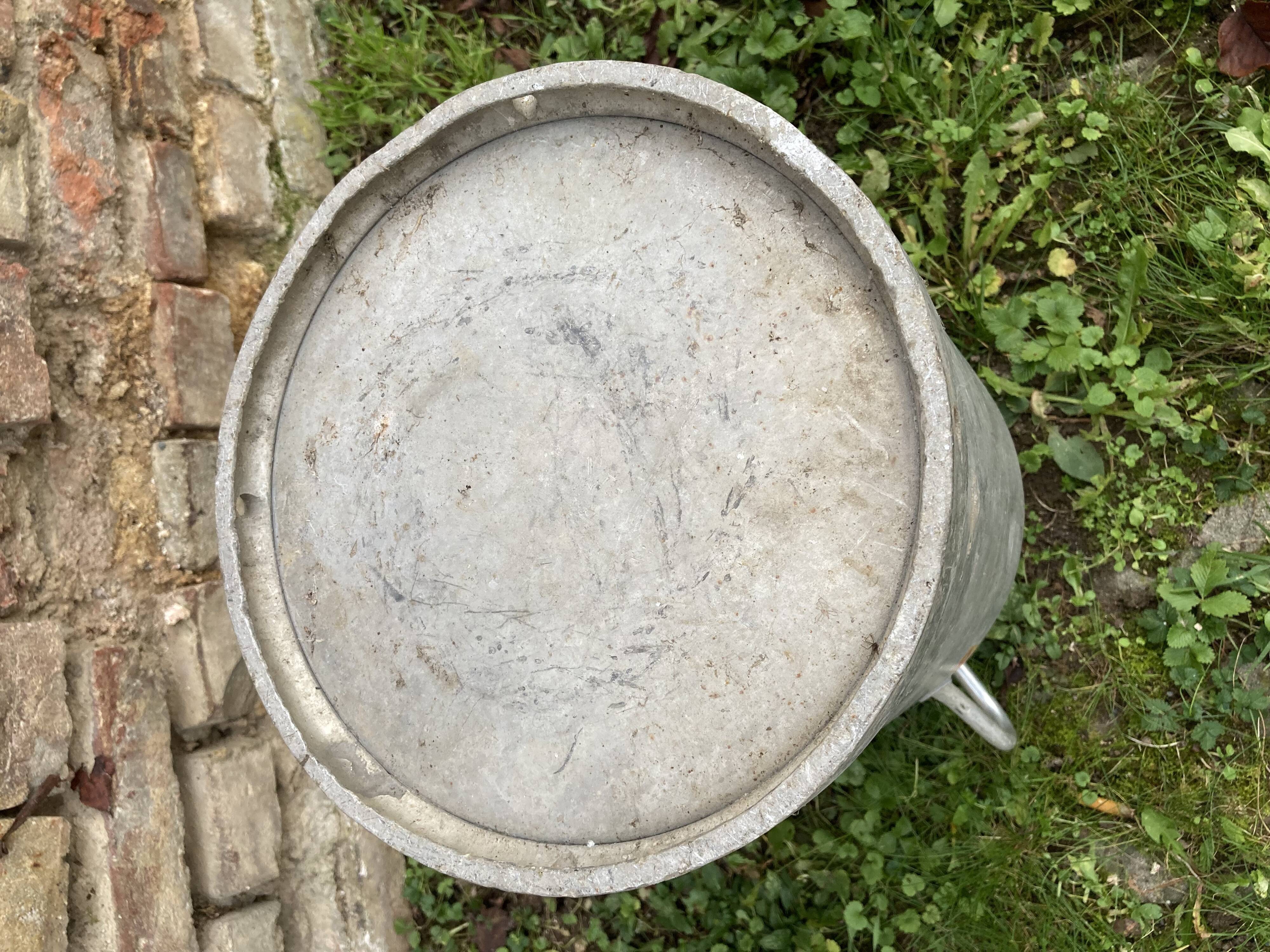 Farm milk jar aluminum canister