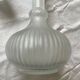 Frosted glass carafe