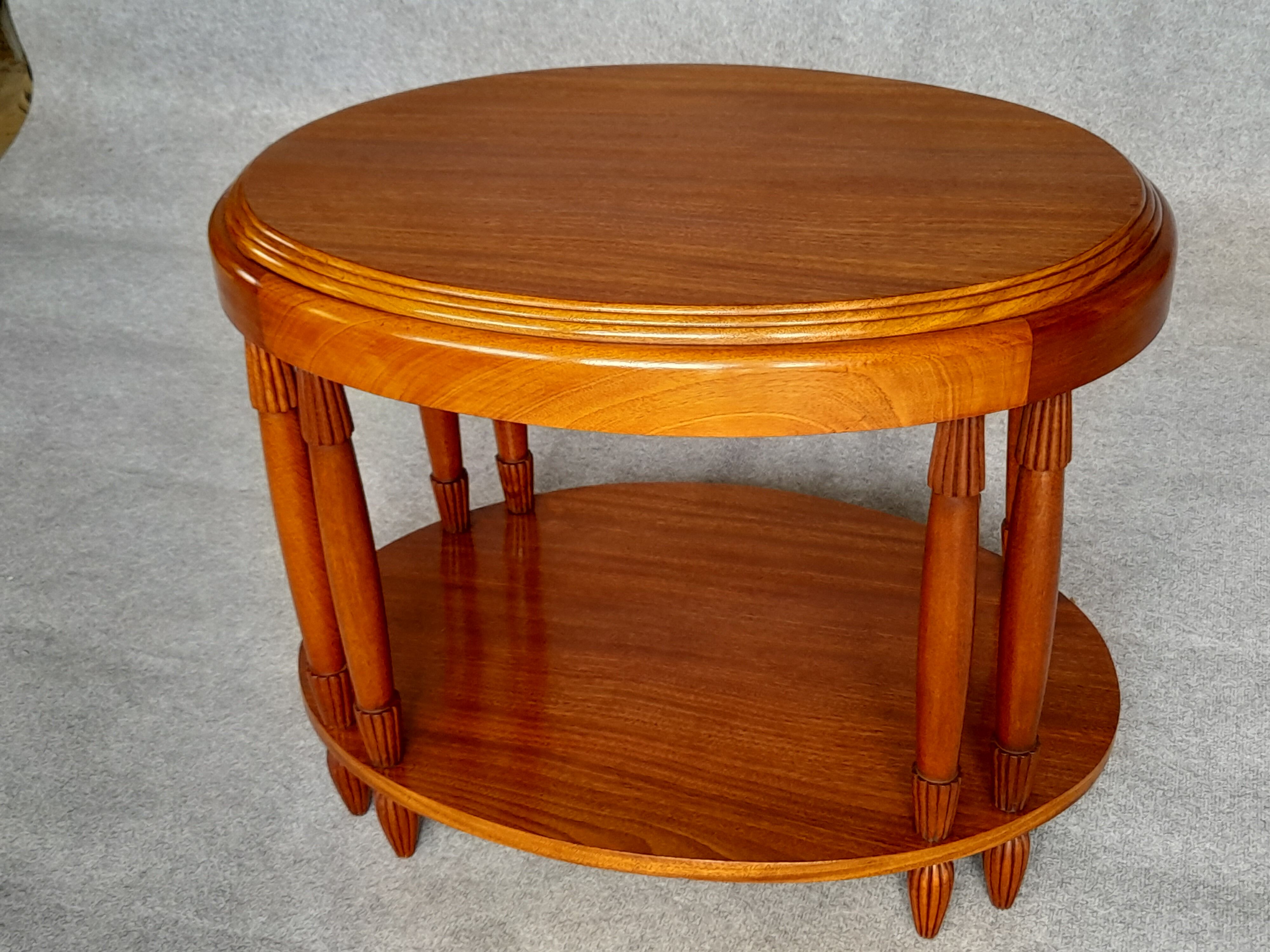 Art Deco period oval coffee table