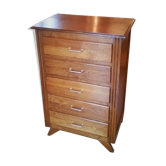 Commode vintage pieds compas