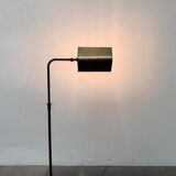 Vintage Hollywood Regency floor lamp in German brass by Florian Schulz.