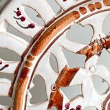 Handcrafted ceramic wall light