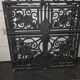 Art Deco coat rack wardrobe in wrought iron from the 1930s.