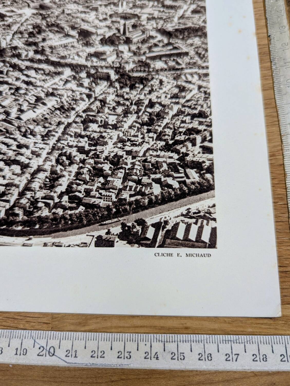 Toulouse, Haute-Garonne, photo print plate from 1942.