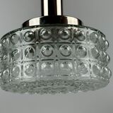 60s 70s VEB hanging lamp ceiling lamp bubble chrome glass space age design