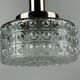 60s 70s VEB hanging lamp ceiling lamp bubble chrome glass space age design