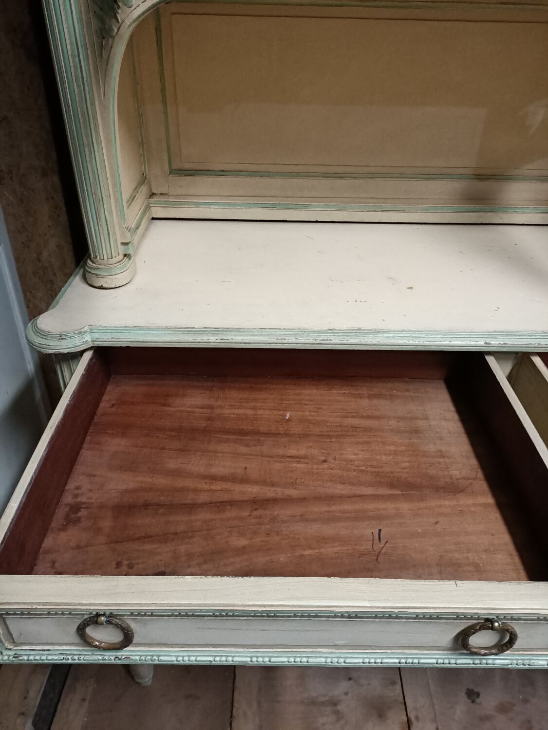 Old weathered Provencal buffet