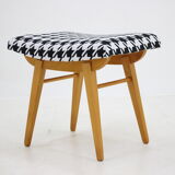 1970s Wood Stool, Czechoslovakia