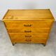 Vintage chest of drawers 50s blond wood