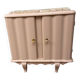 Beautiful pastel pink art deco bedside table