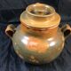 Old daubière Foucard Jourdan Vallauris glazed terracotta Provencal pottery