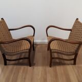 Pair of armchairs, Netherlands, 60s