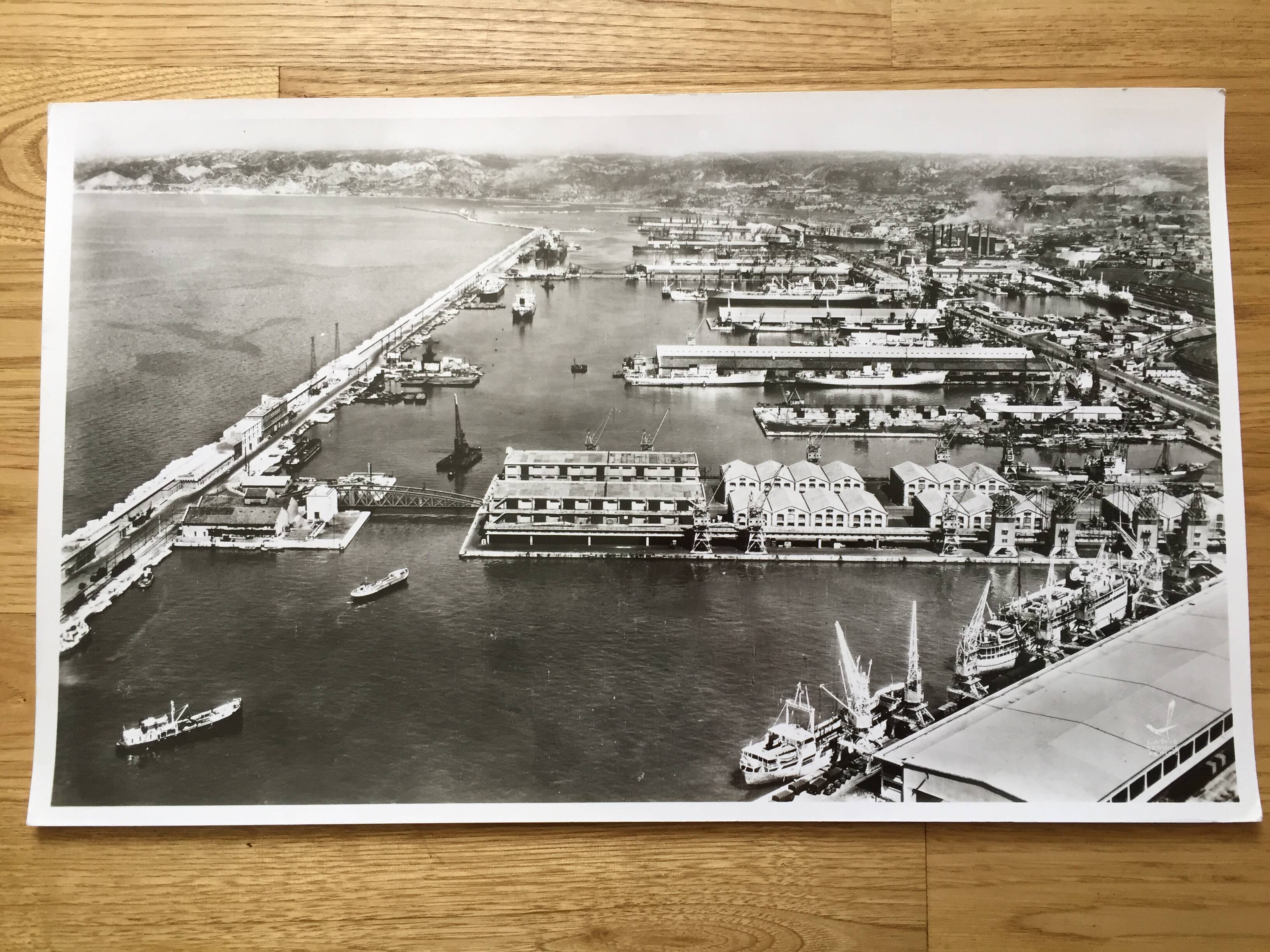 Aerial photo Lapie year 1950