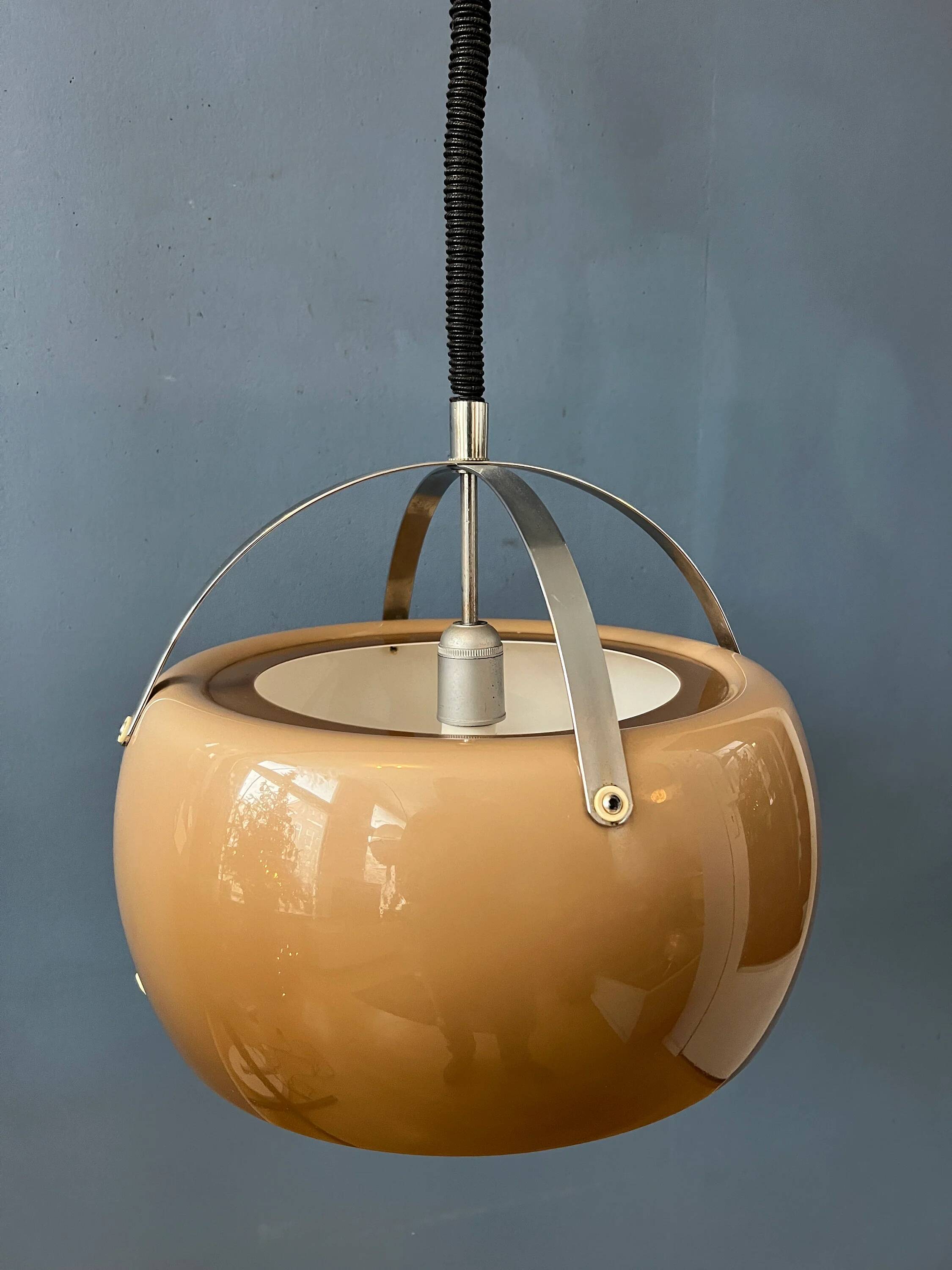 Vintage Tronconi suspension, Space Age luminaire