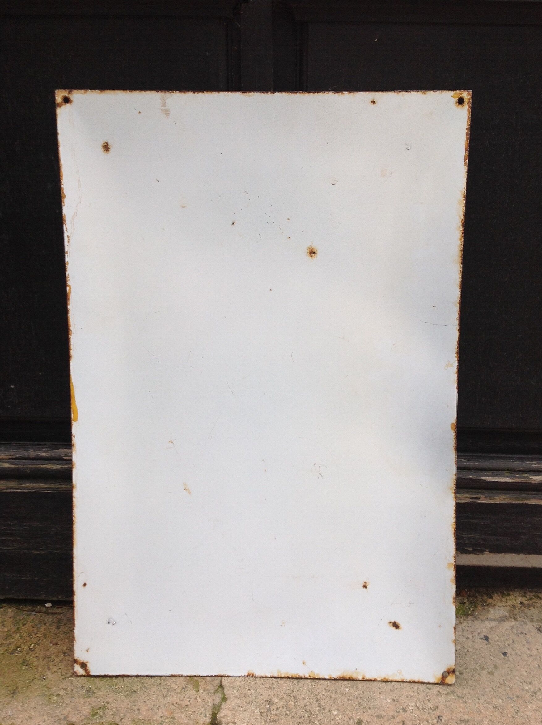 Heineken's enamelled plate