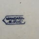 Chinese plate signed Mandarin M FU G diam 20 cm