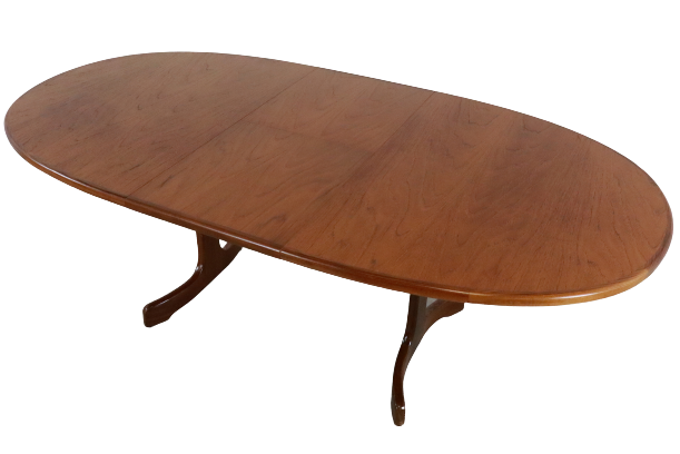 G-Plan oval adjustable table