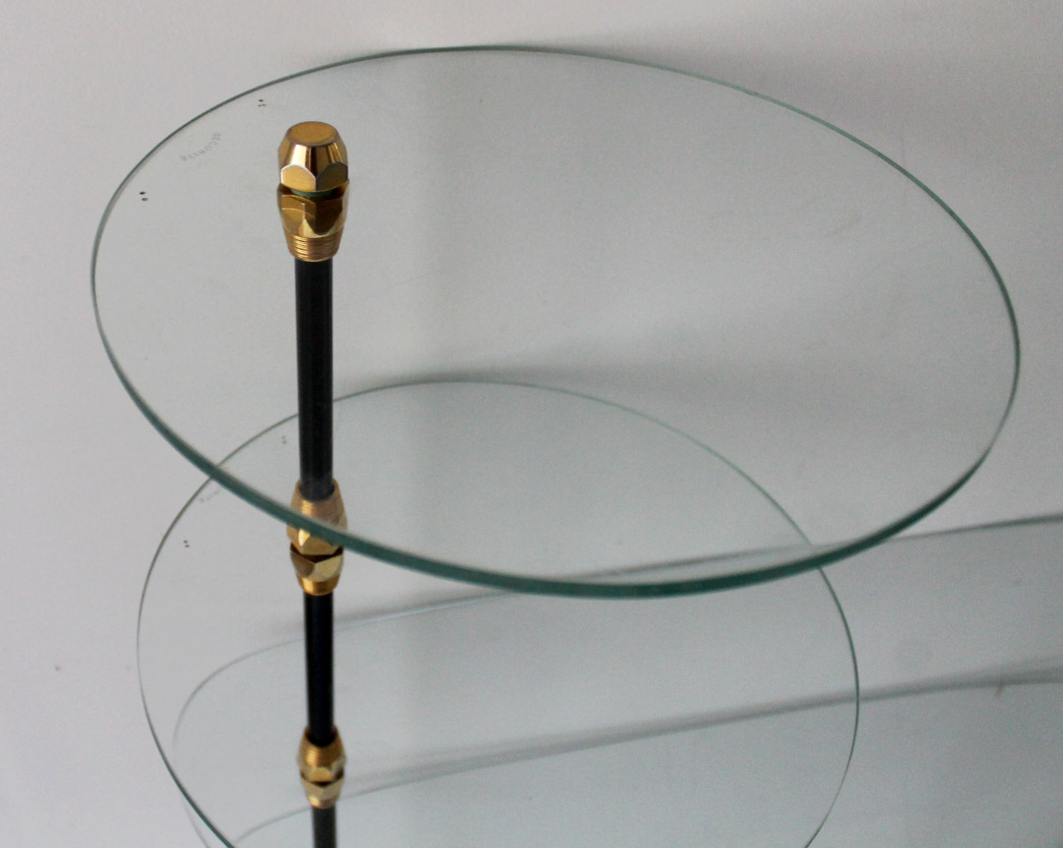 Summer-display, glass, brass, aluminum, 1950/60