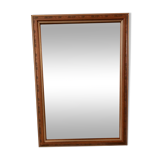 Mirror beveled wood vintage