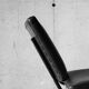 Armchair design vintage 60s black