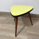 Porte plante tripode jaune 60´s