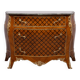 Commode hollandaise Louis XV à marqueterie de damier, années 1960