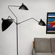 Authentique lampadaire par Serge Mouille