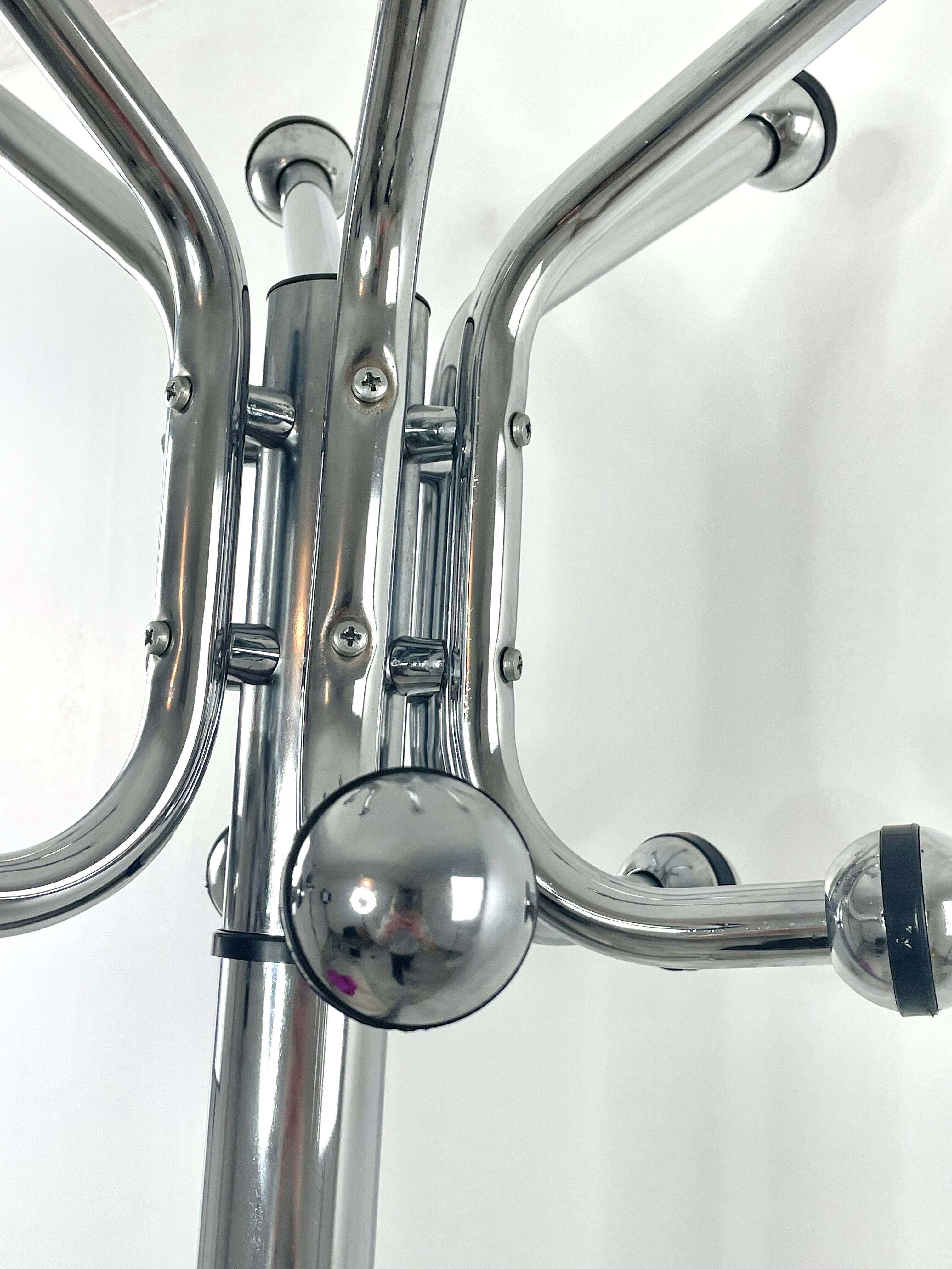 Coat rack parrot chrome 50s