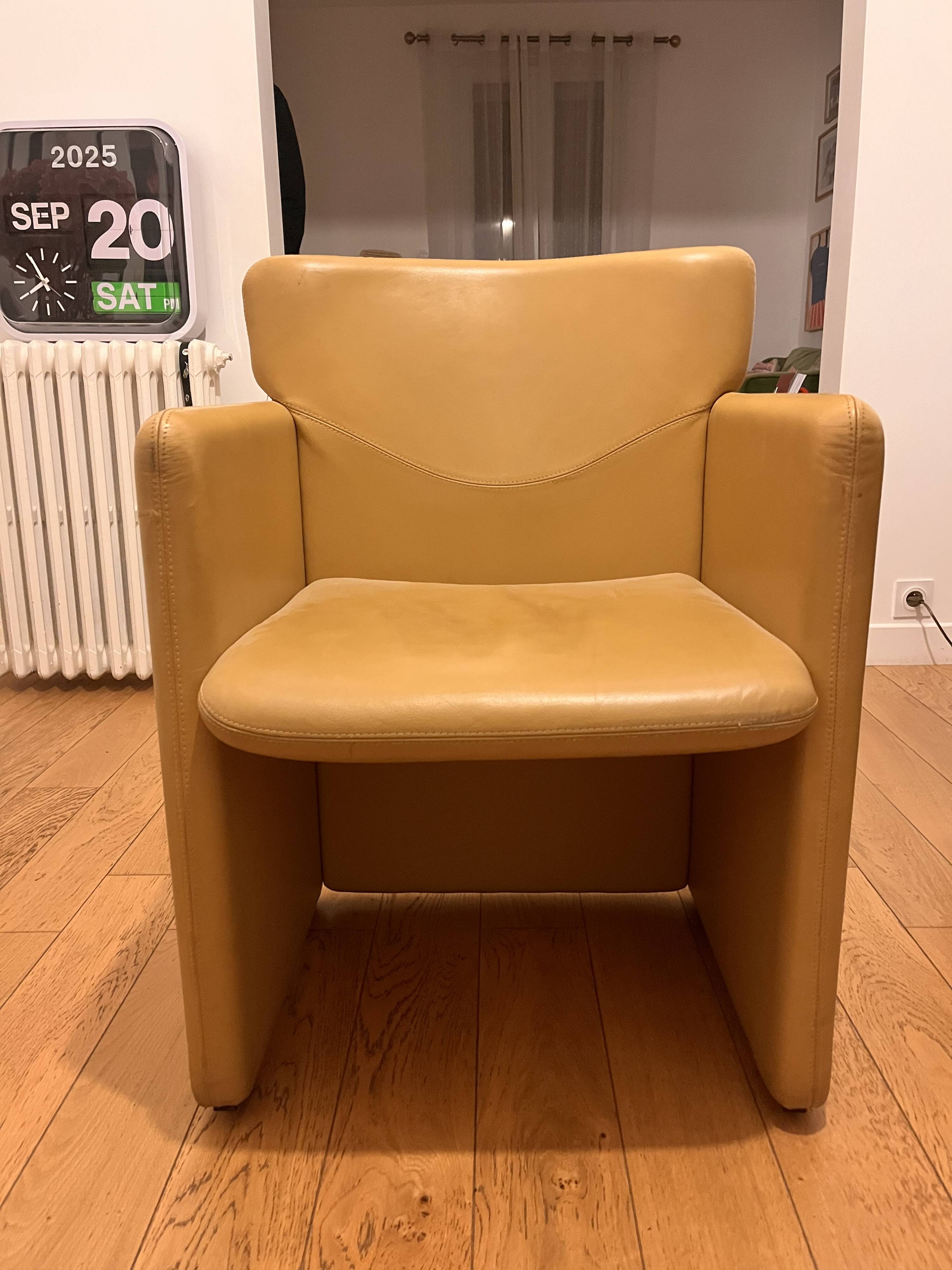 Lot of 2 Tecno Spa S148 Armchairs by Eugenio Gerli