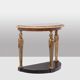 Empire style console with caryatid decoration. Circa 1880.