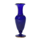 Blue glass vase