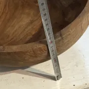 Large vintage solid wood bowl – Catch-all – Centrepiece – 3