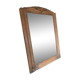 Miroir bois biseau