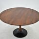 1969s Beech Round Dining Table, Czechoslovakia