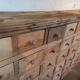 Trade cabinet with drawers