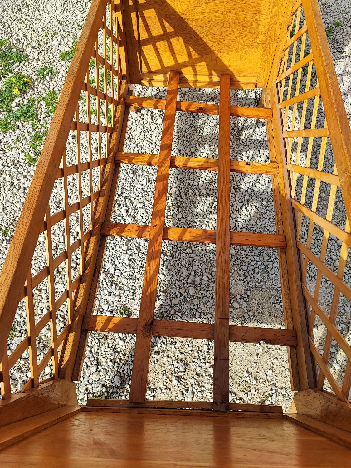 Bed child baby vintage wood