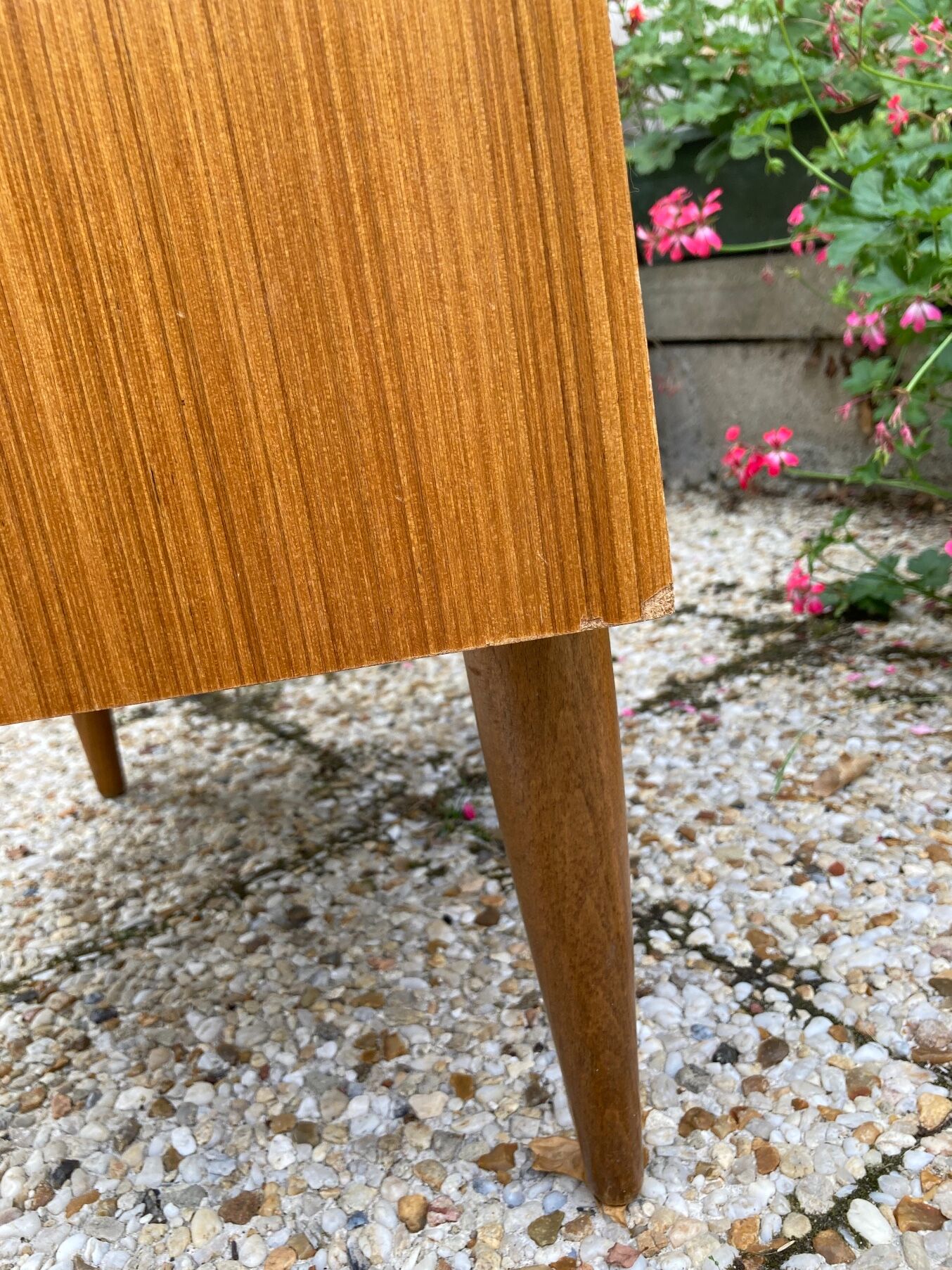 Vintage rag chest of drawers from the 60s