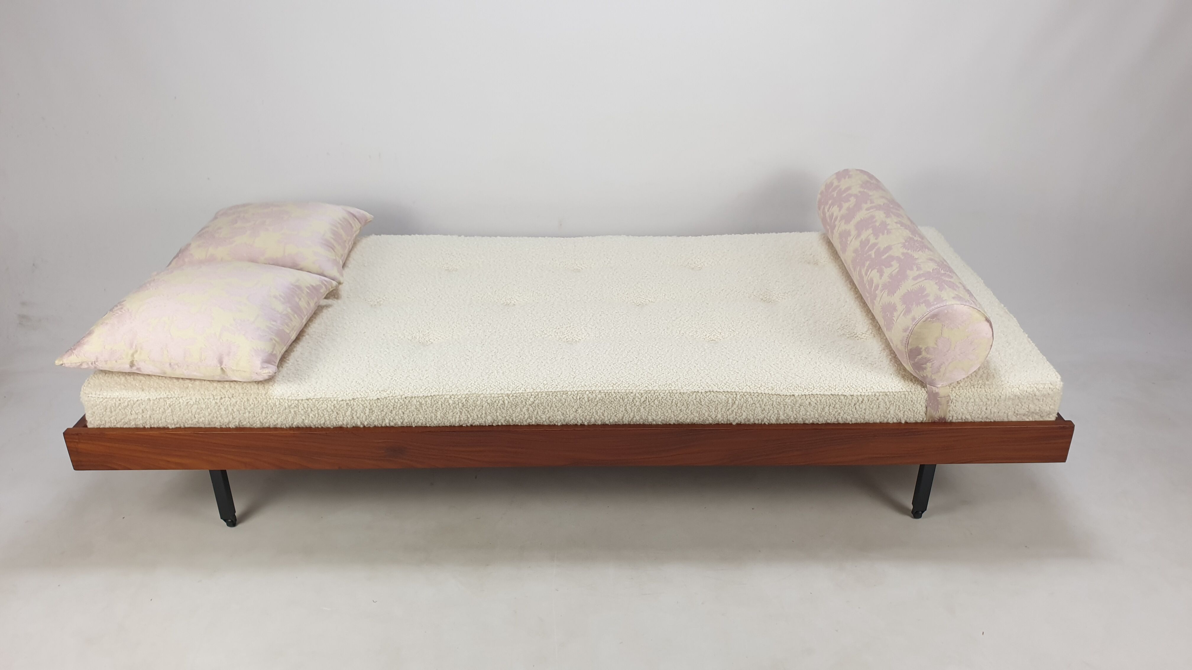 Teak Daybed with Dedar Cushions, 1960s