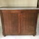 Commode XIXe Louis Philippe marbre sainte anne et noyer